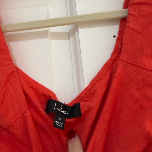 Lulu's Red Crop Top - Picture 2 of 3